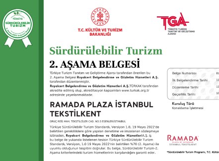 Sürdürülebilir Turizm 2.Aşama Belgesi